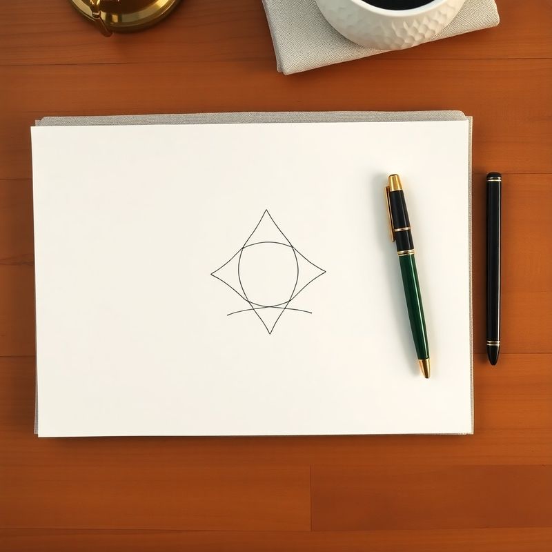 A cream linen notepad with a handwritten wealth-structure diagram and a forest-green fountain pen on a timber desk